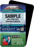 Magnetic Business Card Real Estate Football Schedules  |Realtor Tools